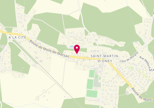 Plan de Pharmacie Lull, Route Nationale, 40090 Saint-Martin-d'Oney