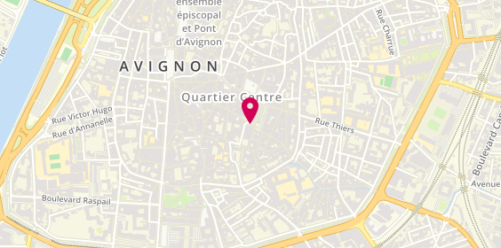 Plan de Grande Pharmacie des Halles, 52 Rue Bonneterie, 84000 Avignon