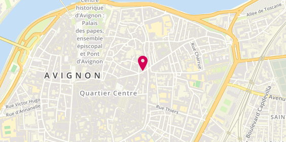 Plan de Lafayette, 7 Rue du Portail Matheron, 84000 Avignon