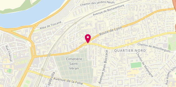 Plan de Pharmacie de la Croisière, 1 Route de Morieres, 84000 Avignon