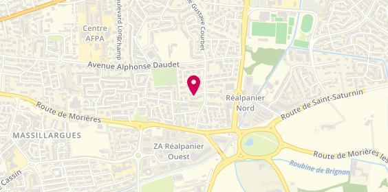 Plan de Pharmacie de Realpanier, Lotissement Cite Realpanier
161 Rue Jean Gassier, 84130 Le Pontet