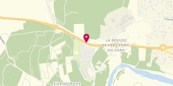 Plan de Pharmacie de l'Aqueduc, 75 Route de Remoulins, 30210 Vers-Pont-du-Gard