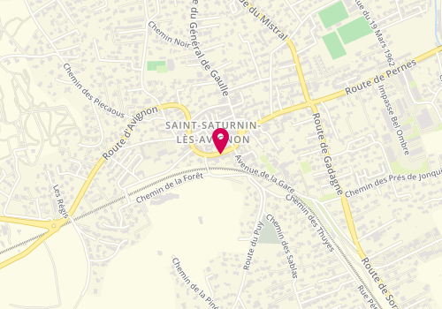 Plan de Pharmacie de l'Hôtel de Ville, 113 Boulevard de la Libération, 84450 Saint-Saturnin-lès-Avignon