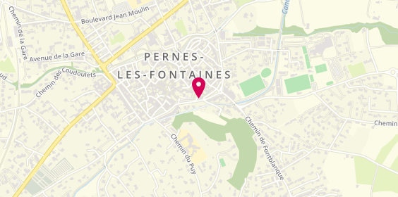 Plan de Pharmacie Chaulieu, 167 Place Aristide Briand, 84210 Pernes-les-Fontaines