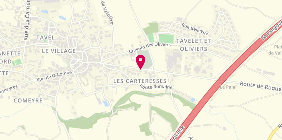 Plan de Pharmacie Borrelly, Les Carteresses
Route de la Commanderie, 30126 Tavel
