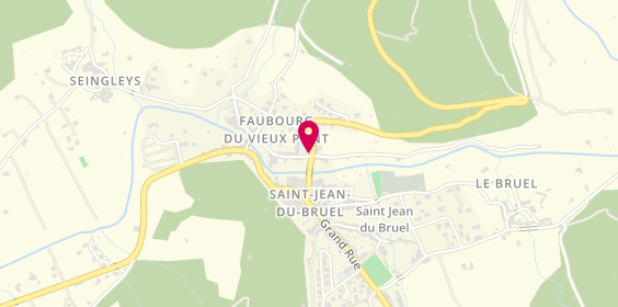 Plan de Pharmacie Peyric, 3 Lotissement la Borie, 12230 Saint-Jean-du-Bruel