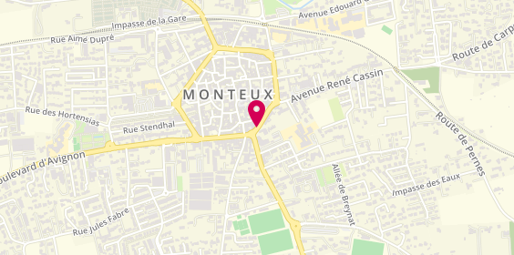 Plan de Pharmacie de Monteux, 34 Boulevard Dampeine, 84170 Monteux