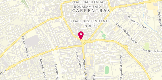 Plan de Pharmacie Hadj Charif Touati, 88 Place Aristide Briand, 84200 Carpentras