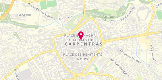 Plan de Pharmacie Thomas, 3 Rue des Halles, 84200 Carpentras