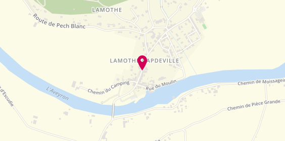 Plan de Pharmavie, 30 Grande Rue d'Ardus, 82130 Lamothe-Capdeville