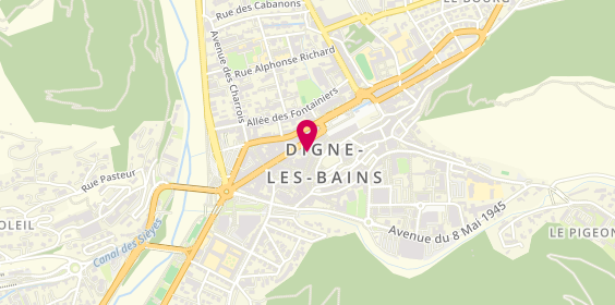 Plan de Pharmacie Centrale, 3 Traverse des Serres, 04000 Digne-les-Bains