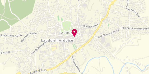 Plan de Pharmacie de Laudun, 206 Rue de la République, 30290 Laudun-l'Ardoise