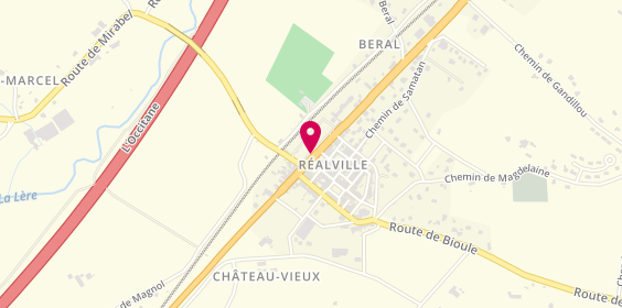 Plan de Pharmacie Pierre Clanet, 20 Route Nationale 20, 82440 Réalville