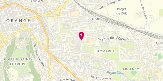 Plan de Pharmacie Dollé Nadal, 554 Avenue Rodolphe d'Aymard, 84100 Orange