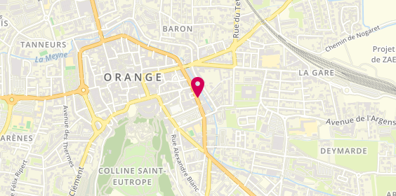 Plan de La Pharmacie Centrale, 633 Boulevard Edouard Daladier, 84100 Orange