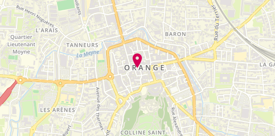 Plan de Pharmacie Arausio, 4 Rue Saint-Martin, 84100 Orange