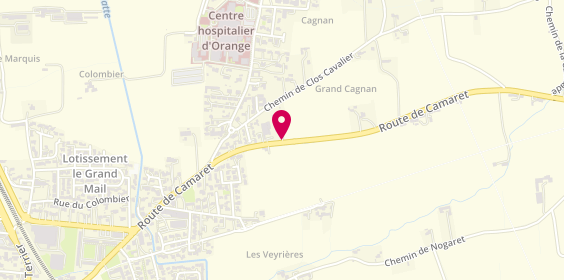 Plan de Pharmacie des Vieux Remparts Pharmolap, 281 Route de Camaret, 84100 Orange