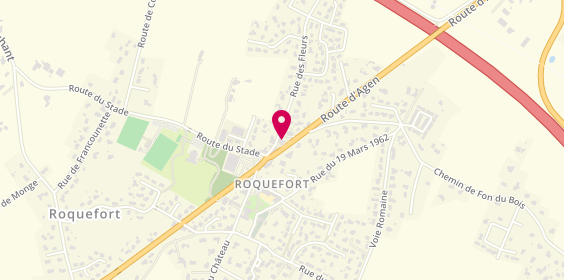 Plan de Pharmacie de Roquefort, 3 Route d'Agen, 47310 Roquefort
