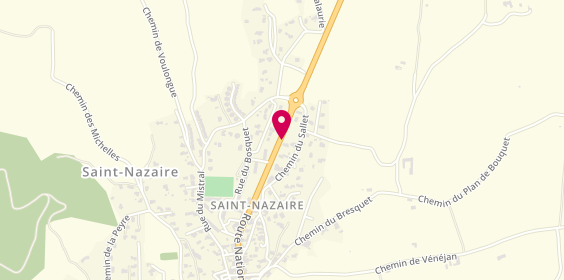 Plan de Pharmacie SOULIE Pierre, Route Route Nationale 86, 30200 Saint-Nazaire