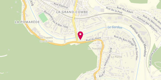 Plan de Pharmacie du Pont, 32 Rue du Pont, 30110 Les Salles-du-Gardon