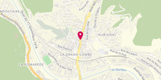 Plan de Pharmacien Giphar, 4 Rue Anatole France, 30110 La Grand-Combe