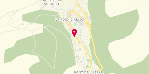 Plan de Pharmacie Blanc-Doumas, Le Sorbier Pont Verdon, 04260 La Foux D'allos