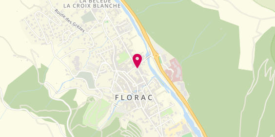 Plan de Pharmacie Flor'ac, 58 Avenue Jean Monestier, 48400 Florac-Trois-Rivières