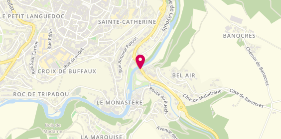 Plan de Pharmacie du Monastère, Pharmacie Calmels
36 Avenue de Millau, 12000 Le Monastere Sous Rodez