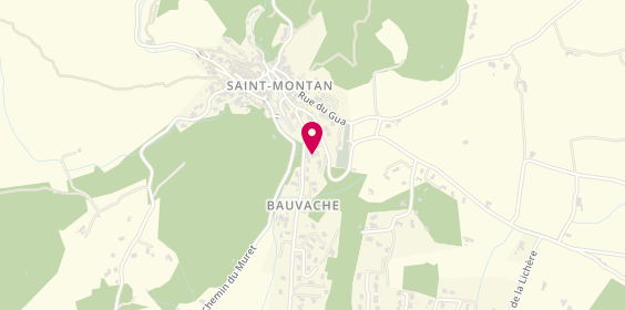 Plan de Pharmacien Giphar, Bauvache, 07220 Saint-Montan