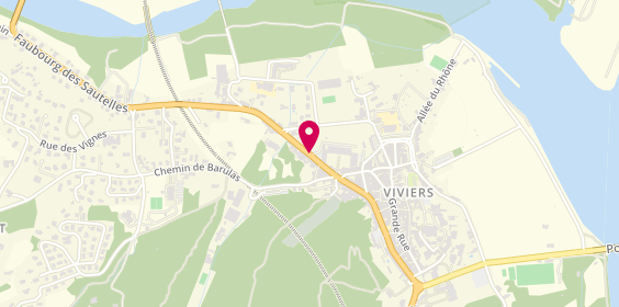Plan de Pharmacie Cerret, 8 Faubourg Saint Jacques, 07220 Viviers