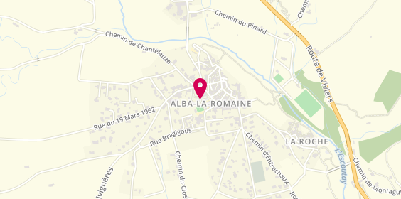 Plan de Pharmacie Perrot, Place Neuve, 07400 Alba-la-Romaine