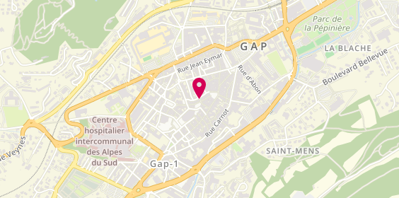 Plan de Pharmacie Place aux Herbes GAP 05000, Pl. Aux Herbes, 05000 Gap