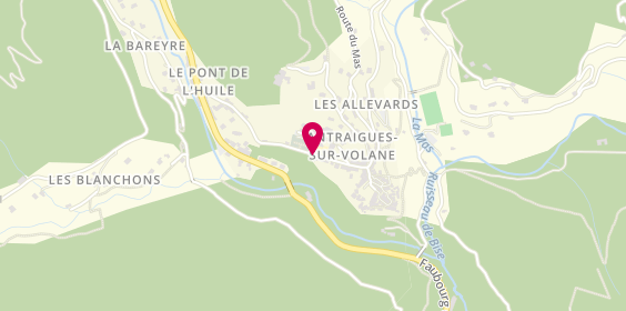 Plan de Pharmacie Debard, Lieu-Dit le Pont de l'Huile, 07530 Antraigues-sur-Volane