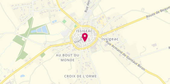 Plan de Pharmacie Laloux, Tour de Ville, 24560 Issigeac