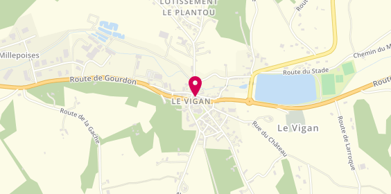 Plan de Pharmacie du Vigan, Le Bourg, 46300 Le Vigan