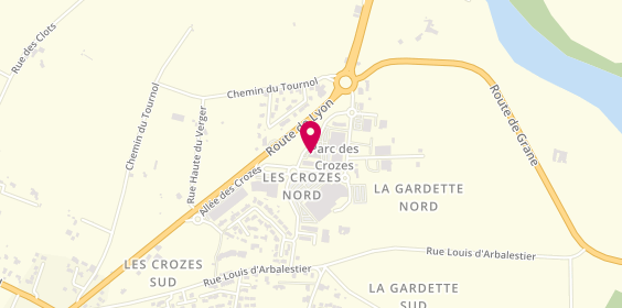 Plan de Pharmacie de la Grande Fontaine, 410 Allée de la Serpentine, 26270 Loriol-sur-Drôme
