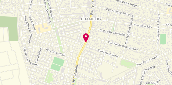 Plan de Nom Commercial Pharmacie Chartier, 100 Route de Leognan, 33140 Villenave-d'Ornon