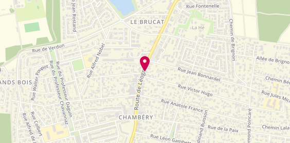 Plan de Pharmacie de Chambéry, 26 Route de Leognan, 33140 Villenave-d'Ornon