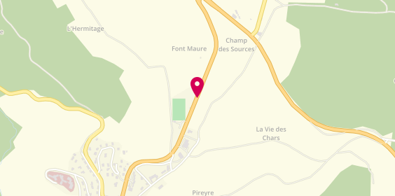 Plan de Pharmacie de la Verdette, Avenue du Puy, 43420 Pradelles