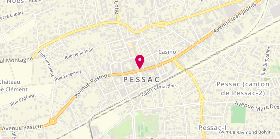 Plan de Pharmacie Centrale de Pessac, 6 avenue Pasteur, 33600 Pessac