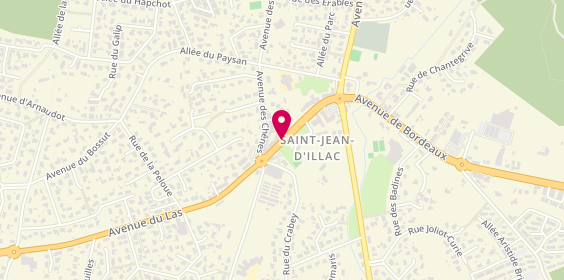 Plan de Pharmacie Bertrand, 248 Avenue du Las, 33127 Saint-Jean-d'Illac