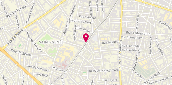 Plan de Ma Pharmacie Bergonié, 174 Cours de l'Argonne, 33000 Bordeaux