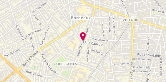 Plan de Viaud Marc-Pharmacie des Landes, 66 Rue Saint Genès, 33000 Bordeaux