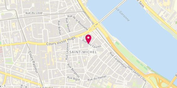 Plan de Pharmacie de la Fleche, 33 Place Meynard
46 des Faures, 33000 Bordeaux