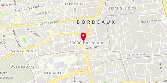Plan de La Pharmacie Bleue, 1 Place du Colonel Raynal, 33000 Bordeaux