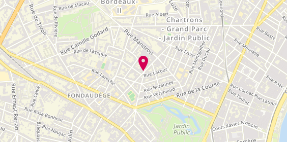 Plan de SELURL Pharmacie Pouquet, 91 Rue Lagrange, 33000 Bordeaux