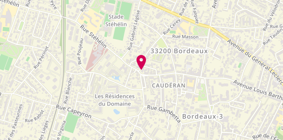 Plan de Pharmacie de Lestonnat, 5 Rue Cerey, 33200 Bordeaux