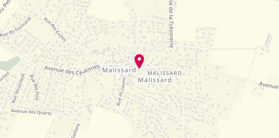 Plan de Pharmacie de Malissard, 2 Avenue de Provence, 26120 Malissard