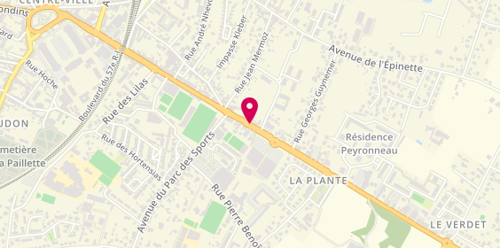Plan de Ma Pharmacie du Stade, 17 Avenue du Général de Gaulle, 33500 Libourne