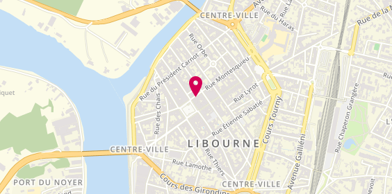 Plan de Ma Pharmacie du Marché Mr Laydi, 8 Rue Montesquieu, 33500 Libourne